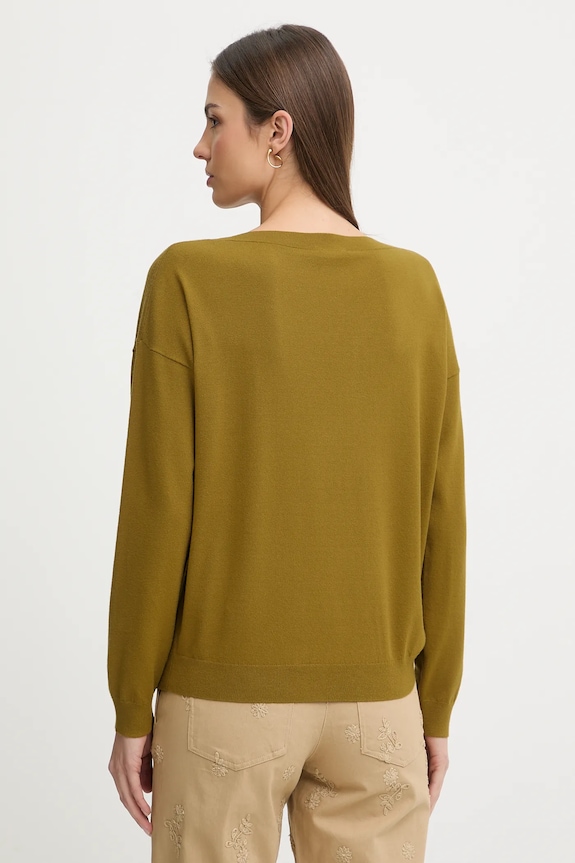 Îmbrăcăminte Sisley pulover 17Q3M103J verde