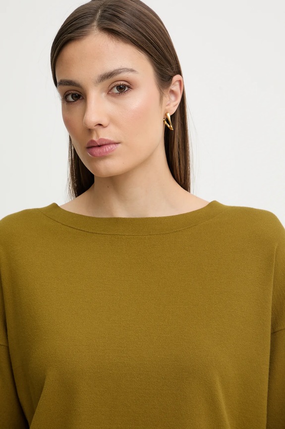 Sisley pulover verde 17Q3M103J