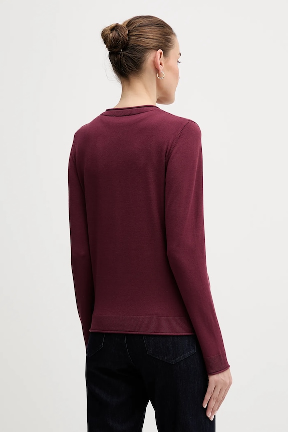 Îmbrăcăminte Sisley cardigan 17Q3M5203 burgundia