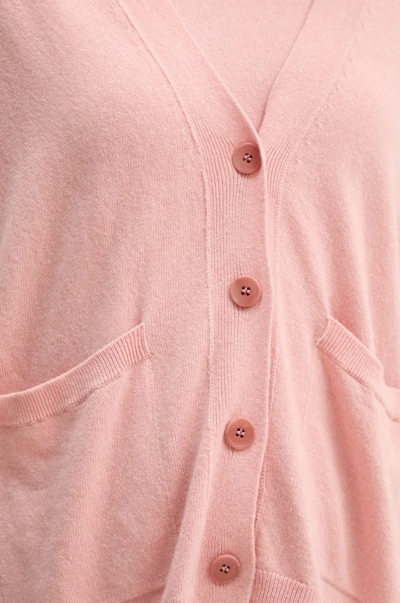 Sisley cardigan din amestec de casmir 102HM601Z portocaliu