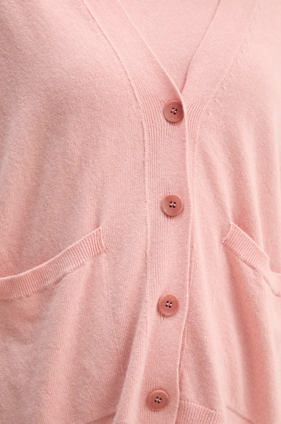 Sisley cardigan din amestec de casmir 102HM601Z portocaliu