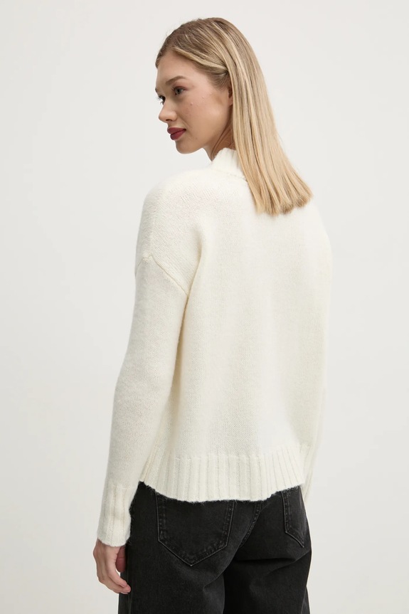 Odzież Superdry sweter z domieszką wełny W6110551A.D2Y beżowy
