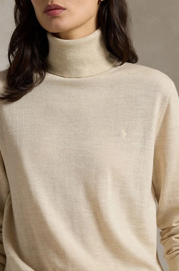 Ρούχα Μάλλινο πουλόβερ Polo Ralph Lauren 211956232 μπεζ
