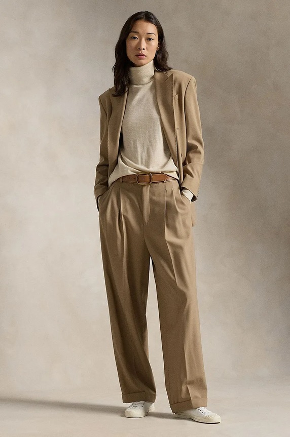 Μάλλινο πουλόβερ Polo Ralph Lauren μπεζ 211956232