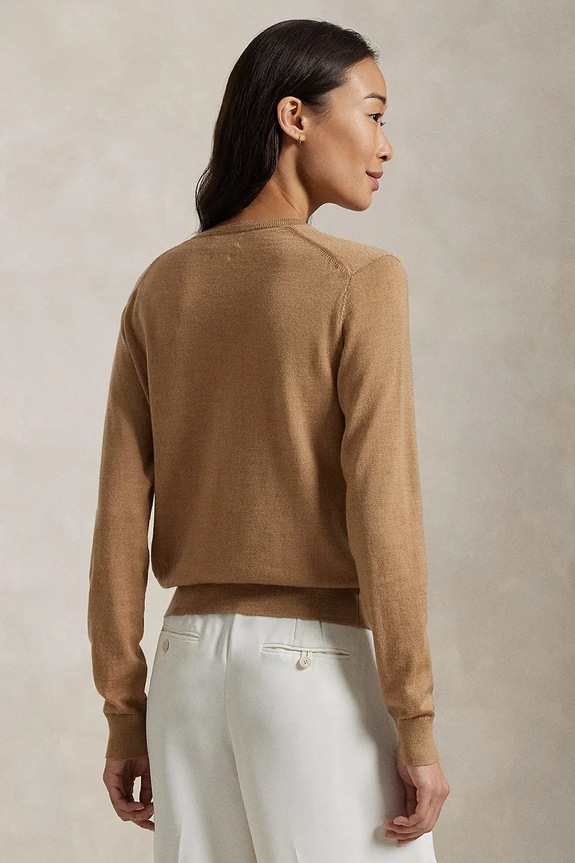 Polo Ralph Lauren cardigan in lana 211961279 beige AW24
