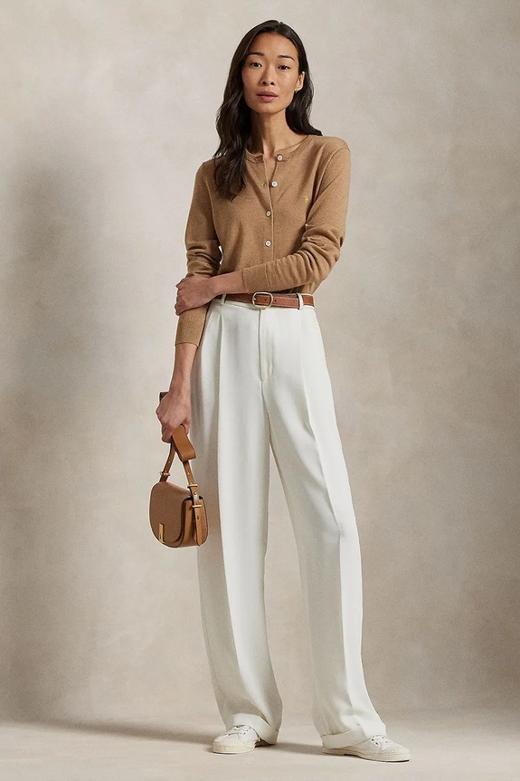 Abbigliamento Polo Ralph Lauren cardigan in lana 211961279 beige