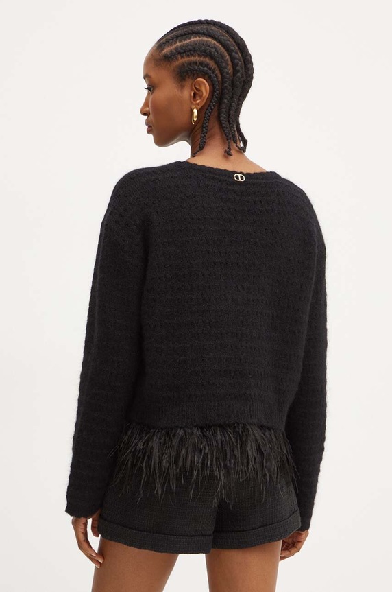 Îmbrăcăminte Twinset pulover 242TP3251 negru