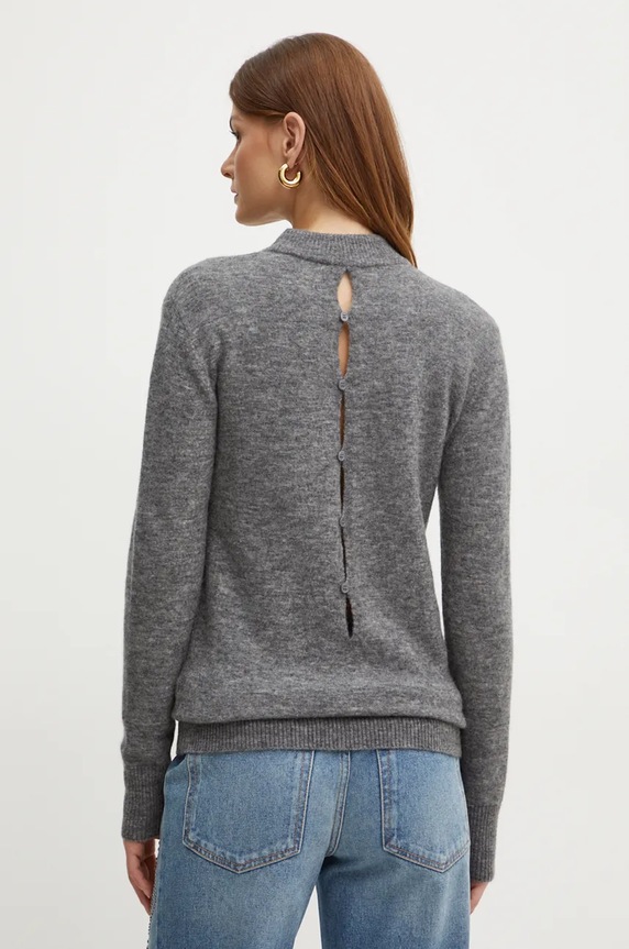 Odzież Marella sweter wełniany 2423366092200 szary