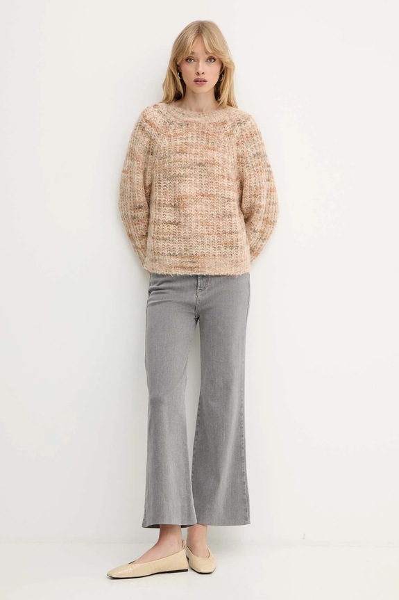 BOSS Orange pulover de lână C_Fiambella 50527837 bej AW25