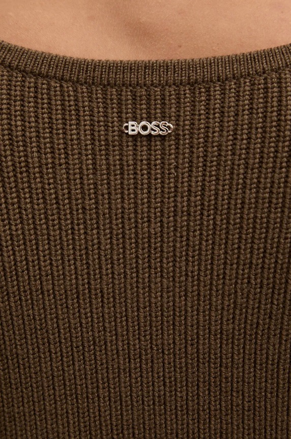 BOSS pulover de lână 50523738 maro