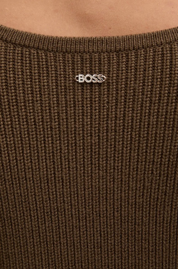 BOSS pulover de lână 50523738 maro