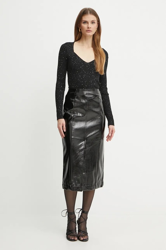 Pulover BOSS 50523744 crna AW24