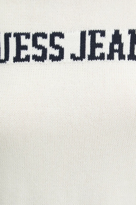 Bavlnený sveter Guess Jeans W4BR10.Z3HM1 béžová