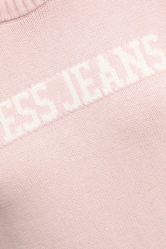 Bavlnený sveter Guess Jeans W4BR10.Z3HM1 ružová