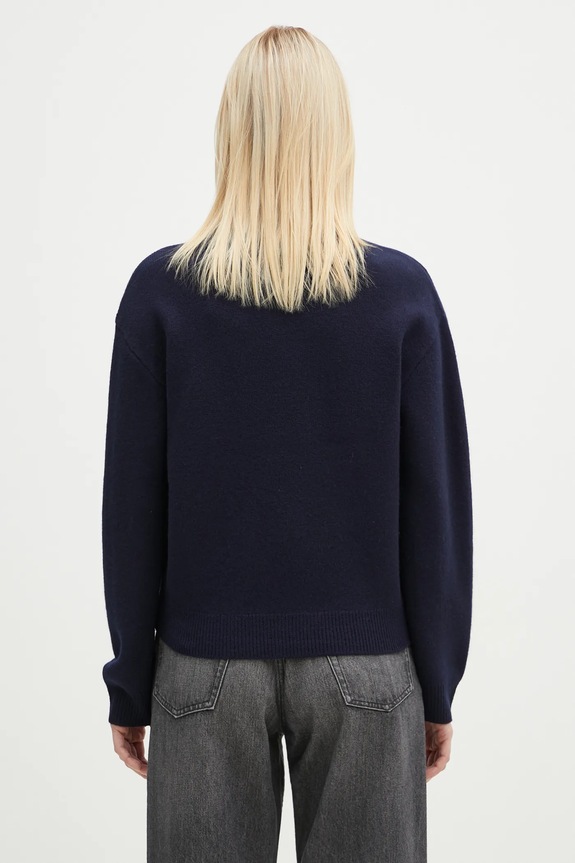Odjeća Vuneni pulover A.P.C. Pull Esther WVBDK.F23373.IAK mornarsko plava