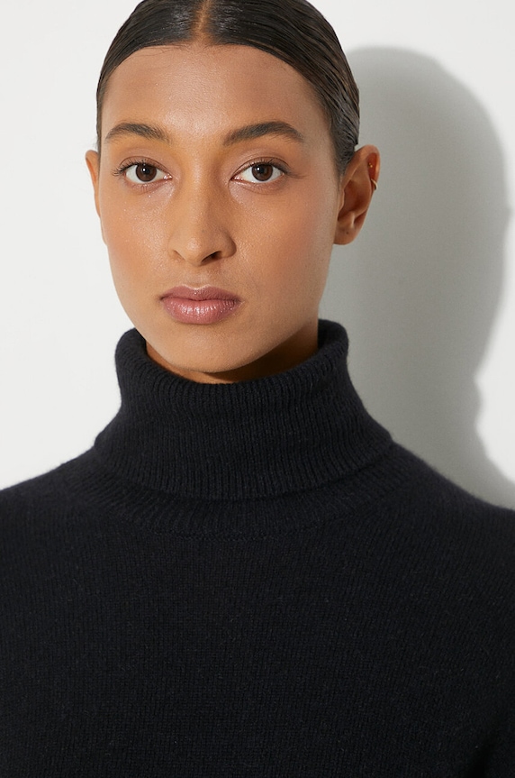 A.P.C. sweter wełniany Pull Amal WYAAD.F23374.LZZ czarny