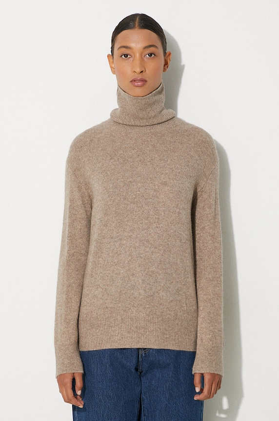 A.P.C. woolen jumper Pull Amal medium thickness beige WYAAD.F23374.PAC