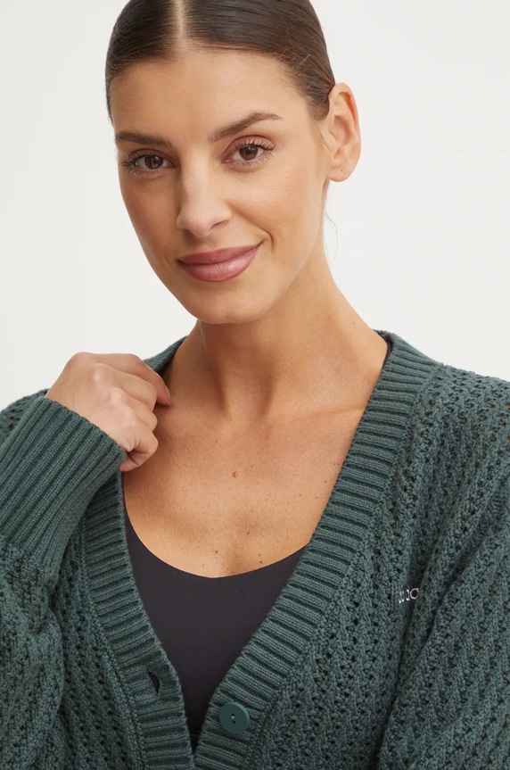 Жилетка adidas Originals Cardigan зелен IX1046