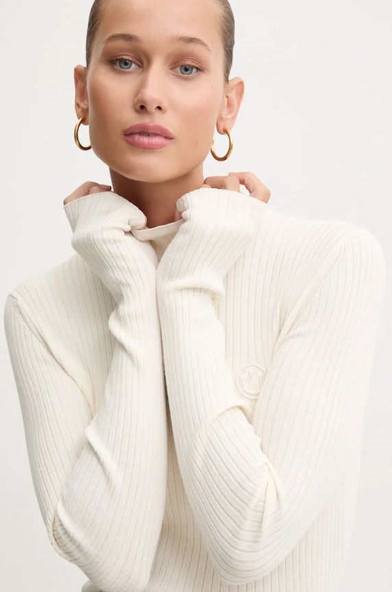 Πουλόβερ Hugo Blue Bashinah μπεζ 50522578