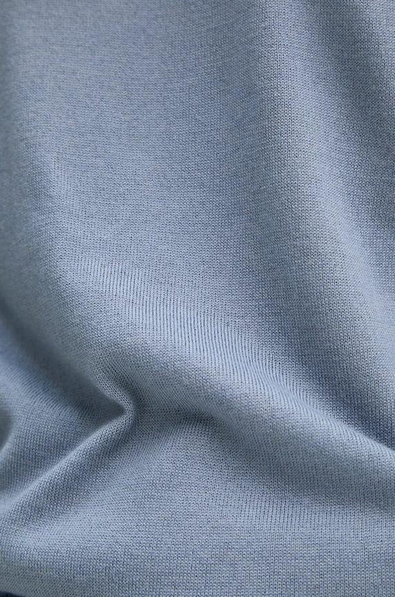 Sisley sweter wełniany niebieski 11BAM1A48