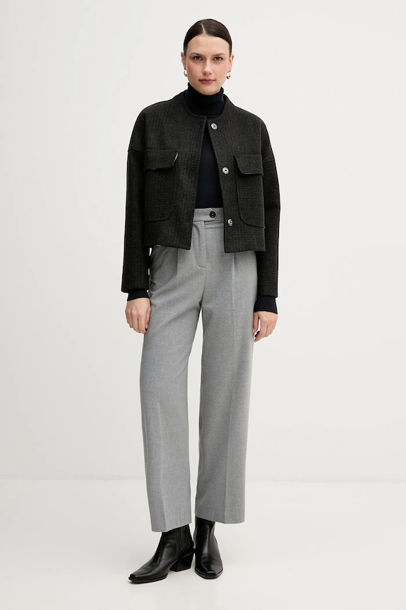 Πουλόβερ Sisley 11BAM201C σκούρο μπλε AW25