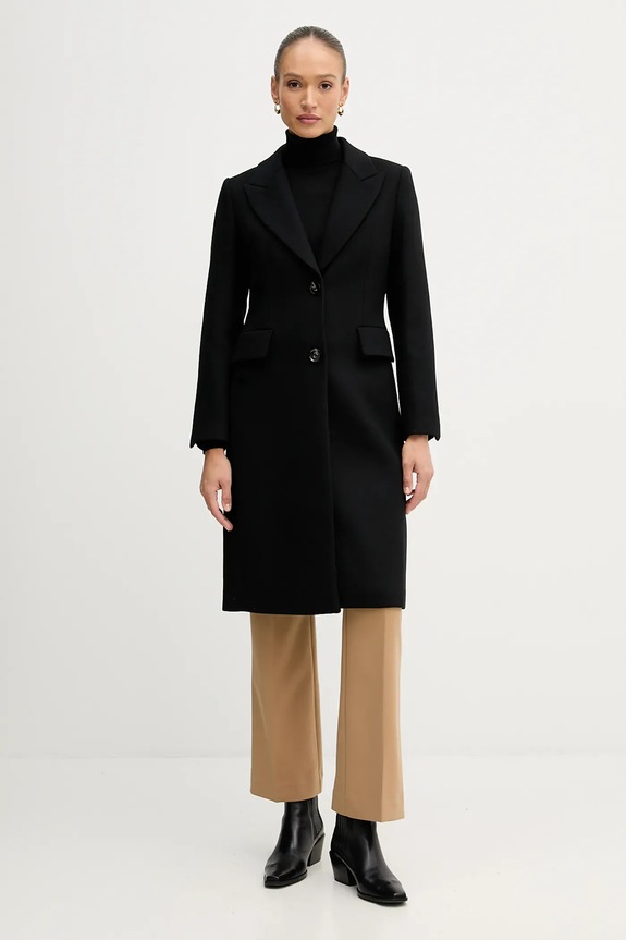 Sisley pulover 11BAM201C negru AW25
