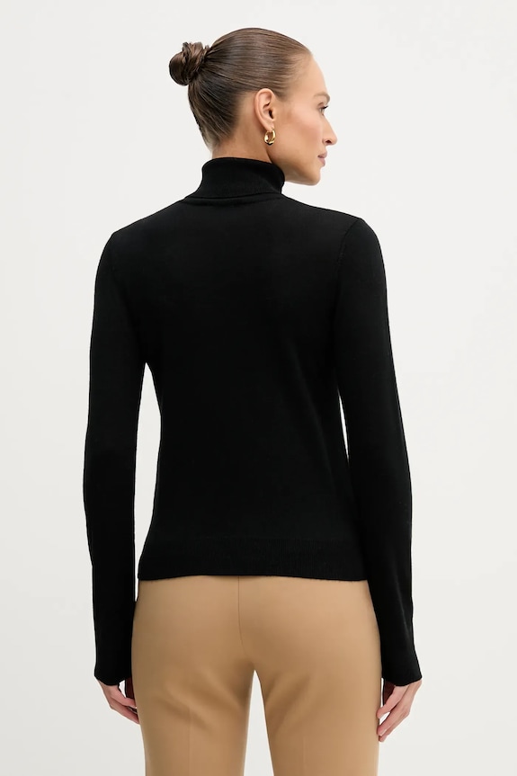 Îmbrăcăminte Sisley pulover 11BAM201C negru