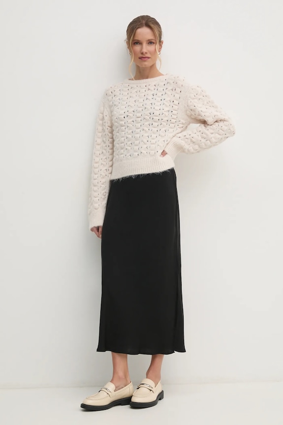 Sisley pulóver 145YM105A bézs AW24