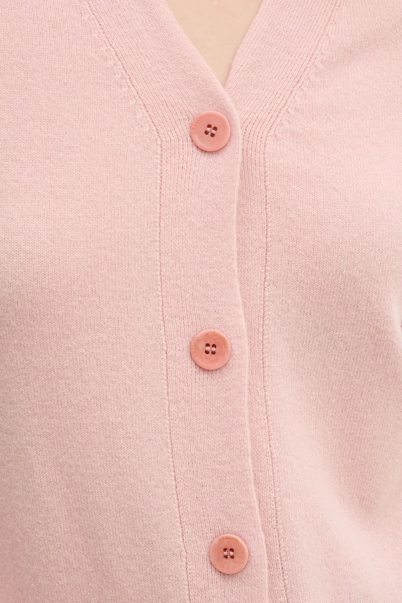 Sisley gyapjú kardigán 1044M602A rózsaszín