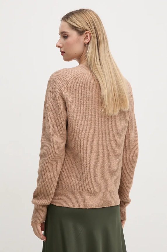 Oblečenie Sveter s prímesou vlny Calvin Klein K20K207414 béžová