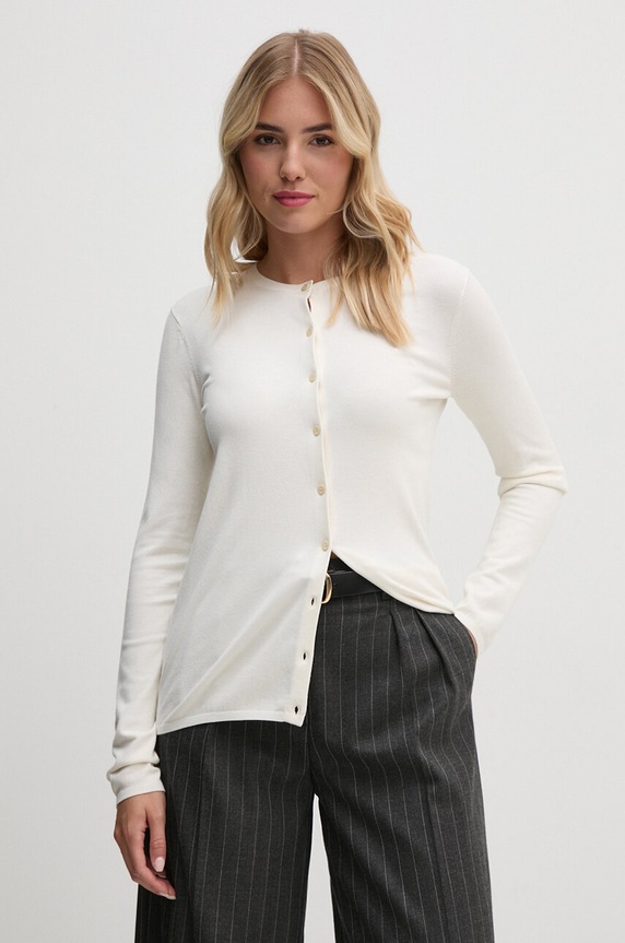 Svetr Calvin Klein kulatý béžová K20K207450