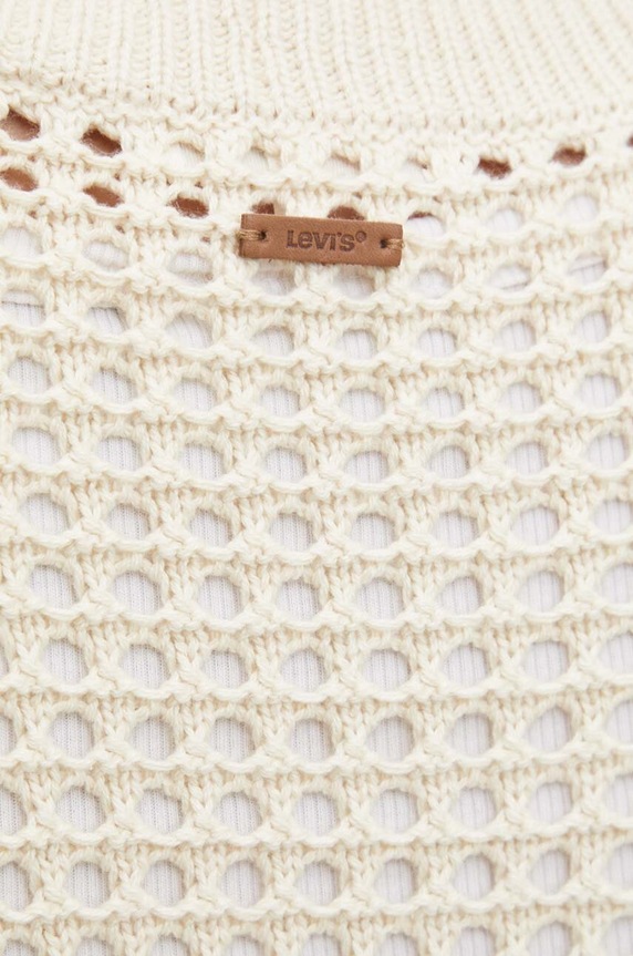 Bavlnený sveter Levi's A8889 béžová