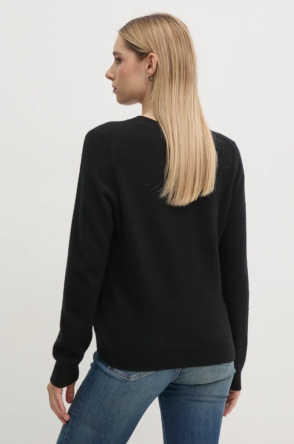 Пуловер Tommy Hilfiger WW0WW43202 черен AW24