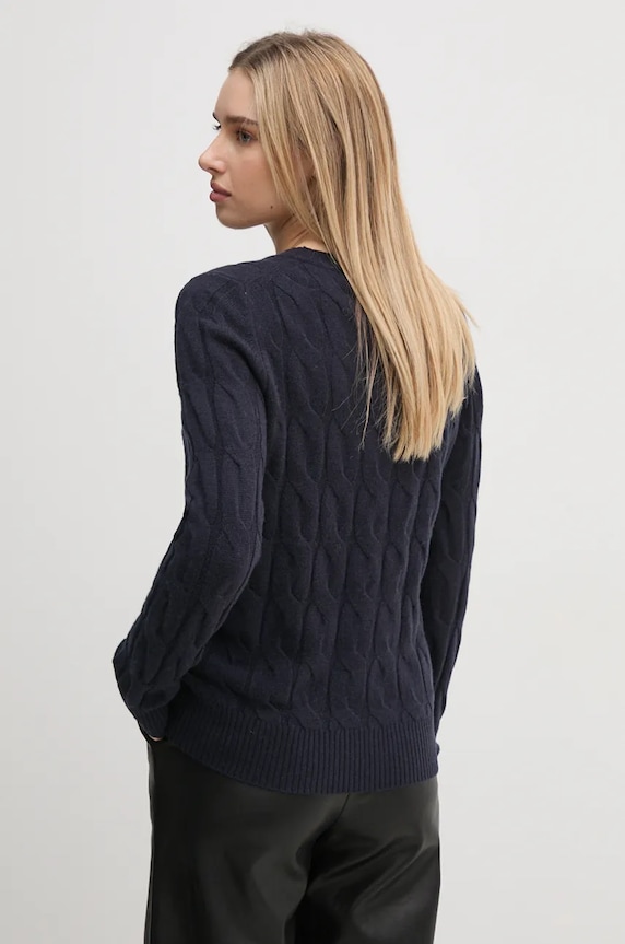 Ρούχα Πουλόβερ Tommy Hilfiger WW0WW43586 σκούρο μπλε