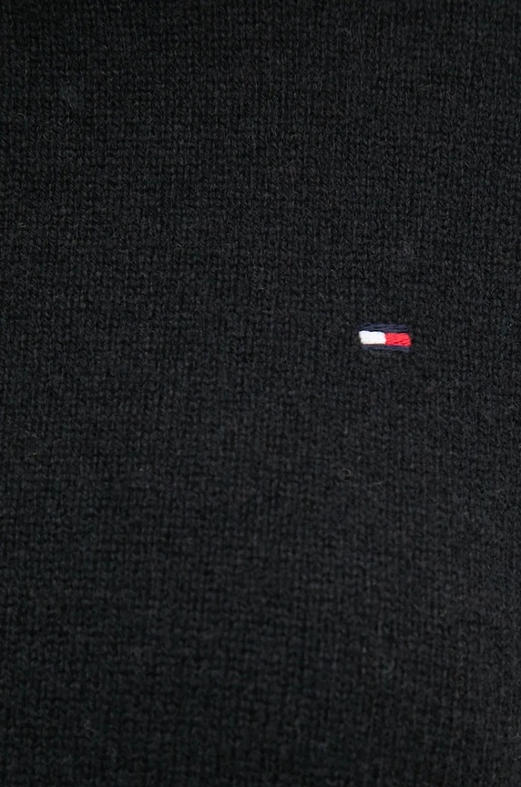 Πουλόβερ Tommy Hilfiger μαύρο WW0WW44161
