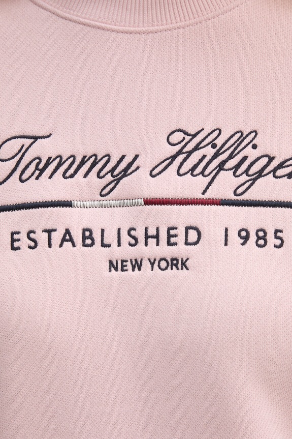 Mikina Tommy Hilfiger WW0WW43574 růžová