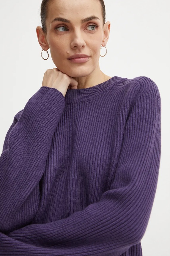 MICHAEL Michael Kors pulover de lana groase violet MF460YPF2G