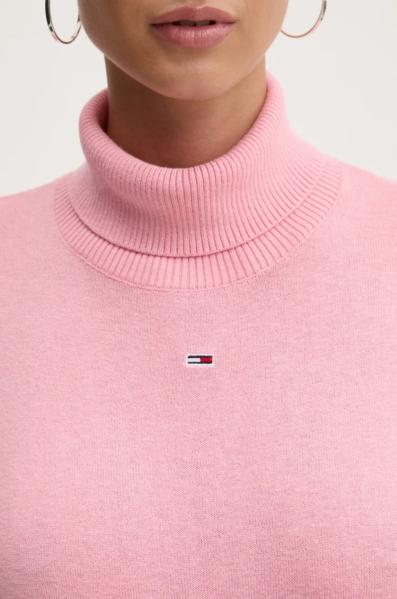 Svetr Tommy Jeans DW0DW19686 růžová