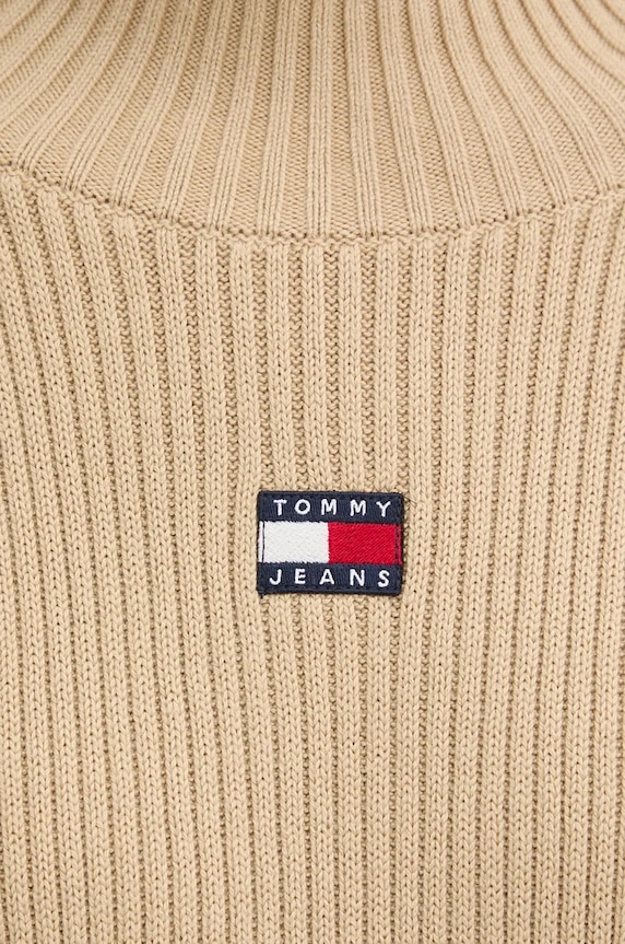Bavlnený sveter Tommy Jeans DW0DW19912 béžová