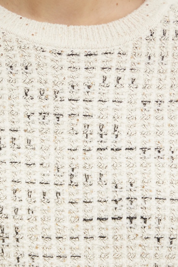 Morgan gyapjúkeverék pulóver MILLOT MILLOT bézs