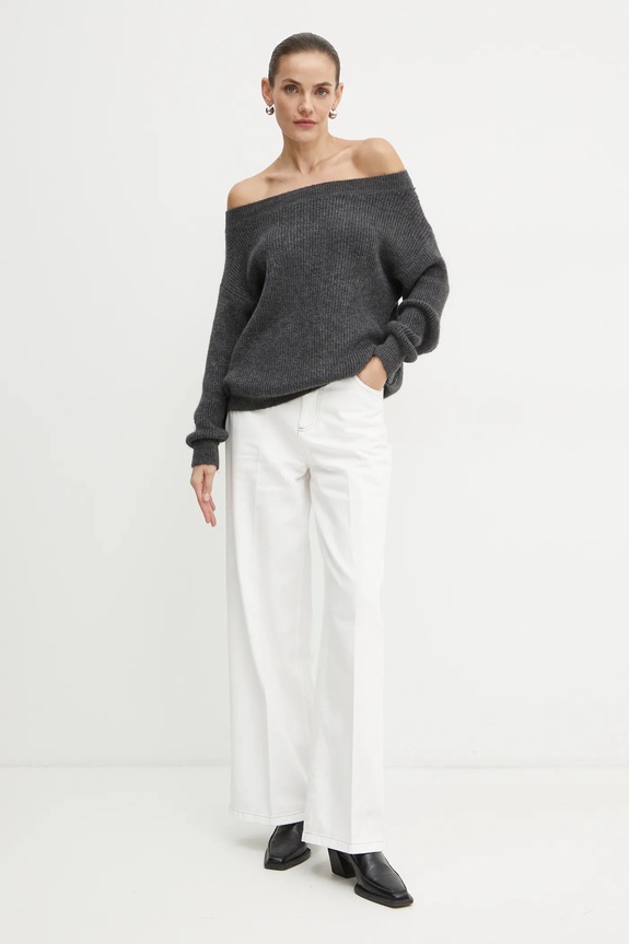 Morgan maglione in misto lana MREINE MREINE grigio AW25