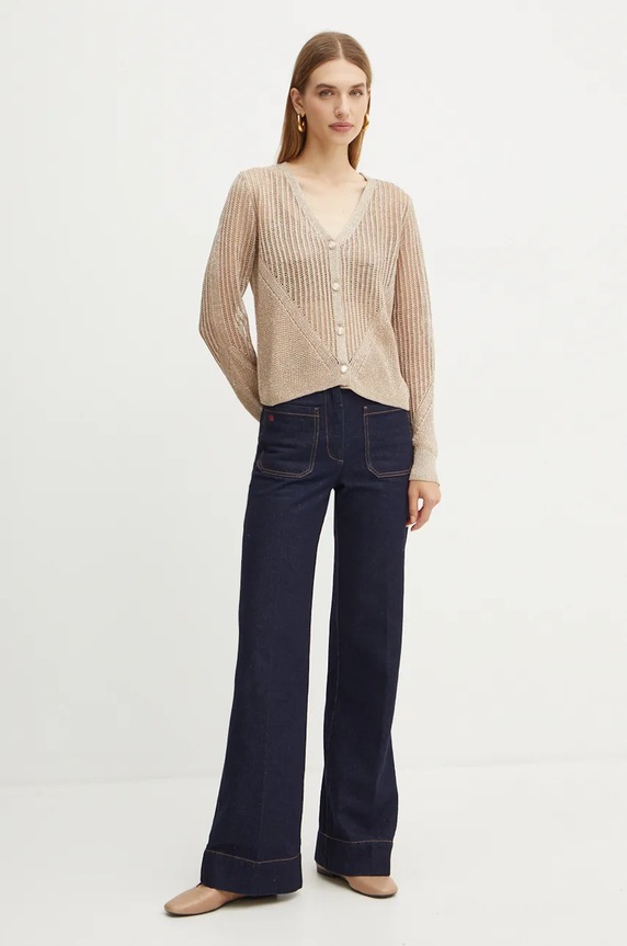 Morgan sweter MAGATHE MAGATHE złoty AW25