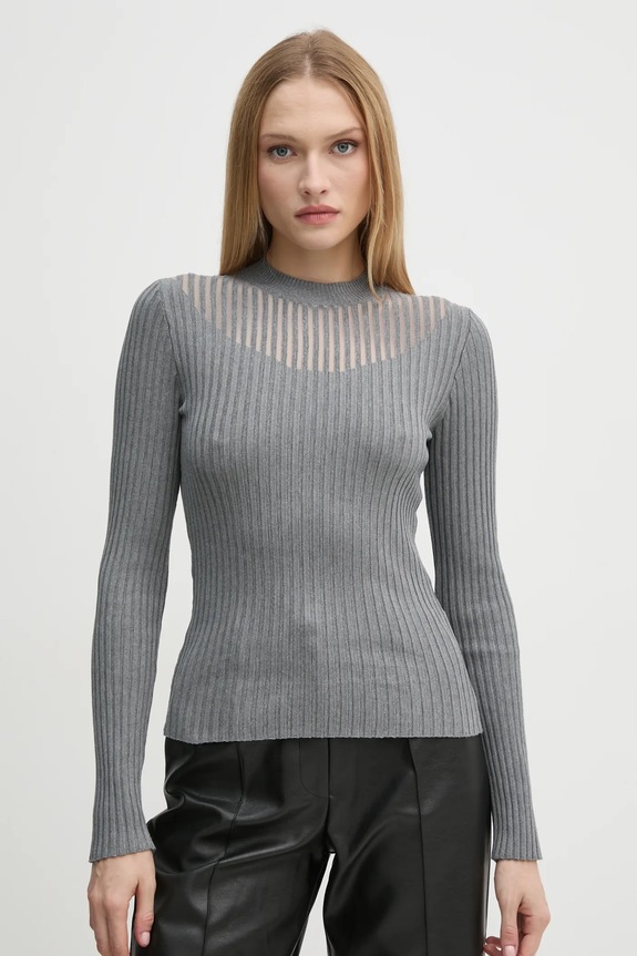 Πουλόβερ Morgan MANDRIN γκρί MANDRIN