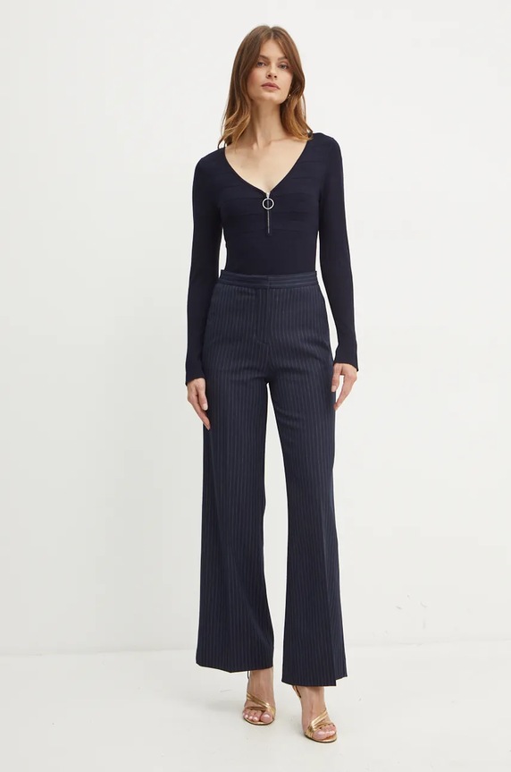 Πουλόβερ Morgan MENZA MENZA σκούρο μπλε AW24