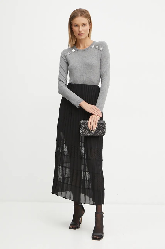 Pulover Morgan MIXBO MIXBO siva AW24