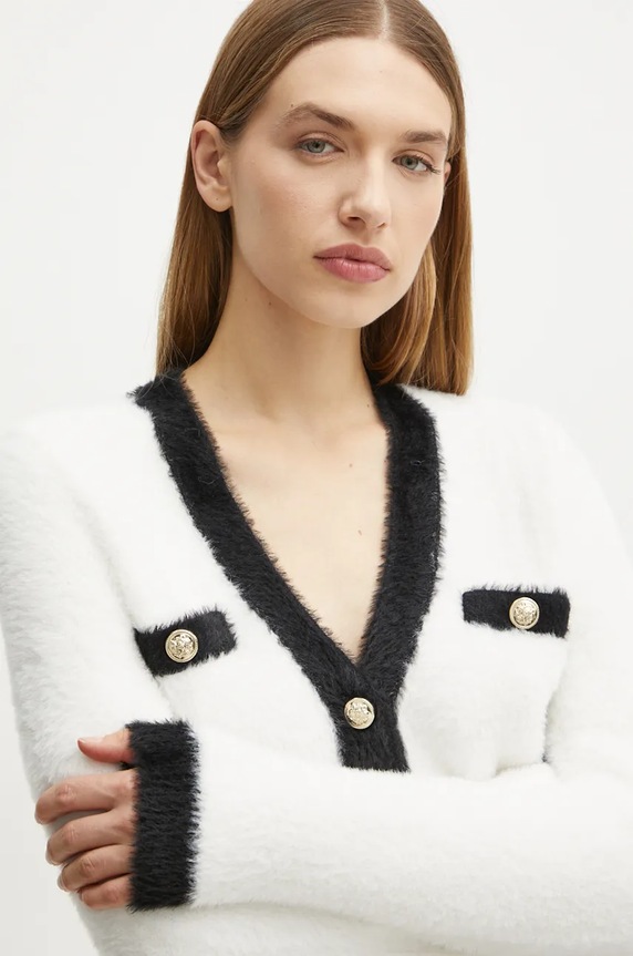 Morgan cardigan MOGUIN alb MOGUIN