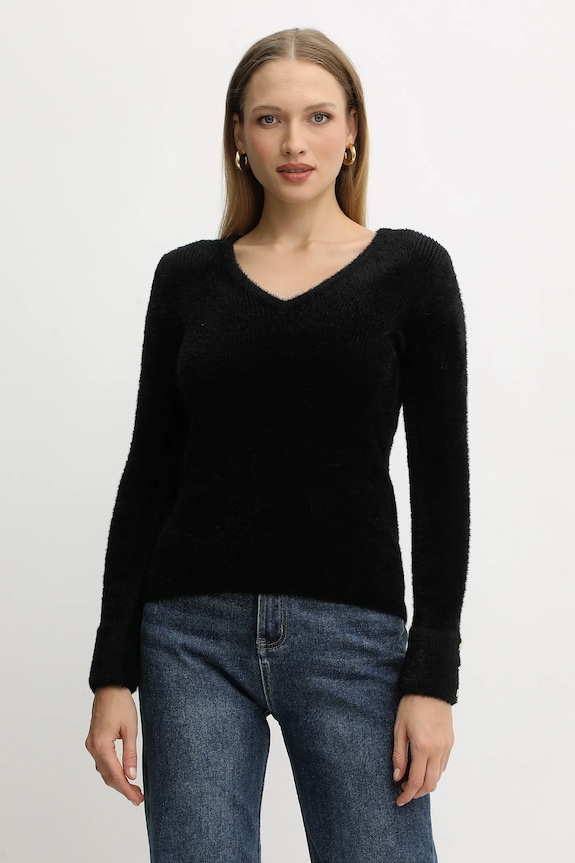 Morgan pulover MOOVE negru MOOVE