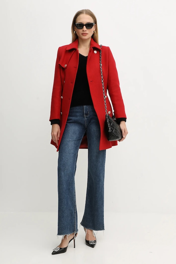 Morgan pulover MOOVE MOOVE negru AW25