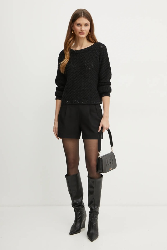 Morgan sweter MOSTRA MOSTRA czarny AW24