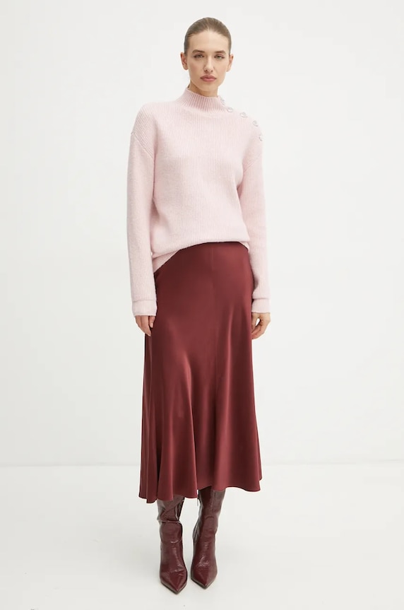 Morgan pulover din amestec de lana MSTORI MSTORI roz SS26